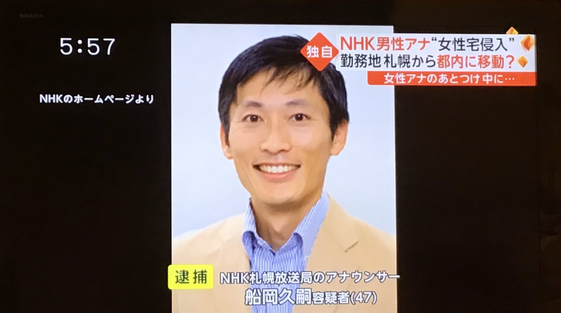 Nhk船岡久嗣元アナの現在と転落劇の真相！実力派が堕ちた闇の深層
