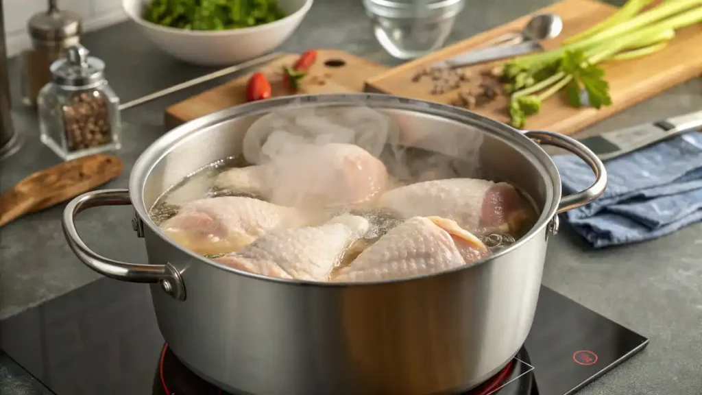 Can U Boil Chicken Frozen