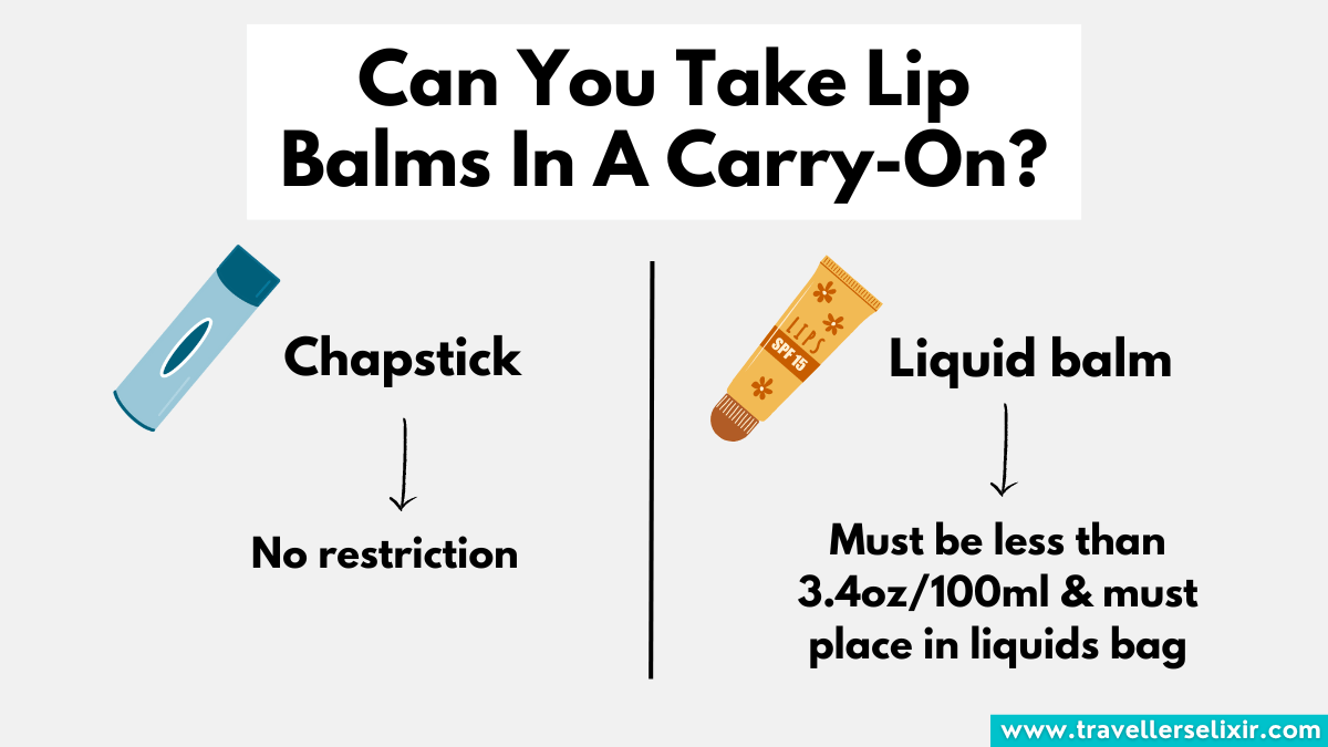 Is Lip Balm Considered a Liquid When Flying