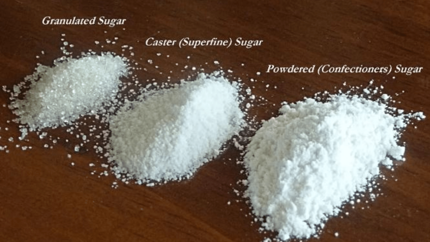Castor vs Granulated Sugar