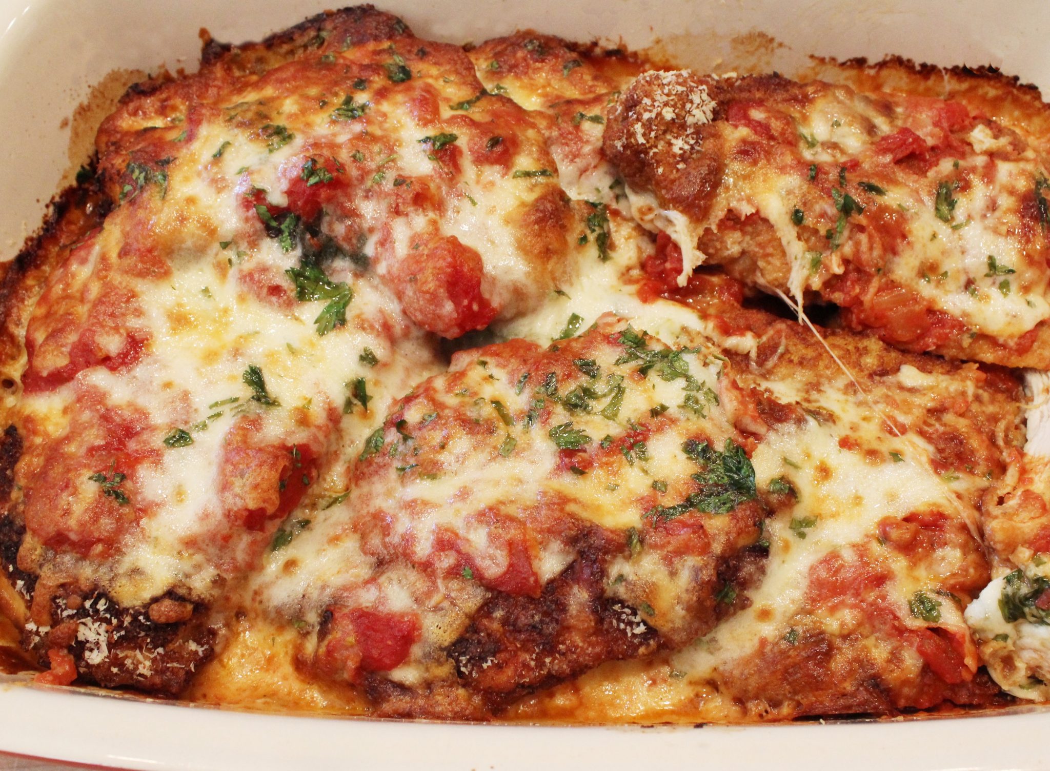 Chicken Parmesan in Italy