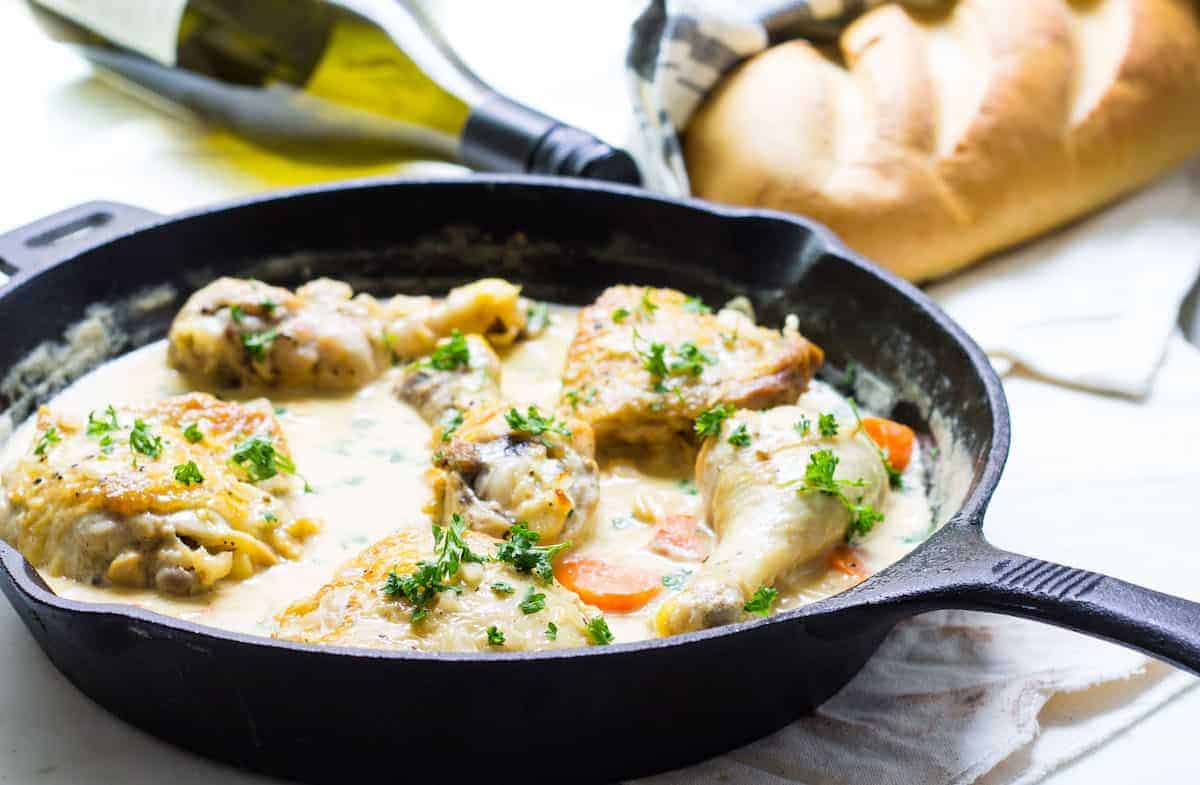 White Wine with Chicken