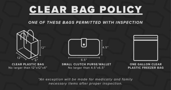 Wells Fargo Arena Bag Policy