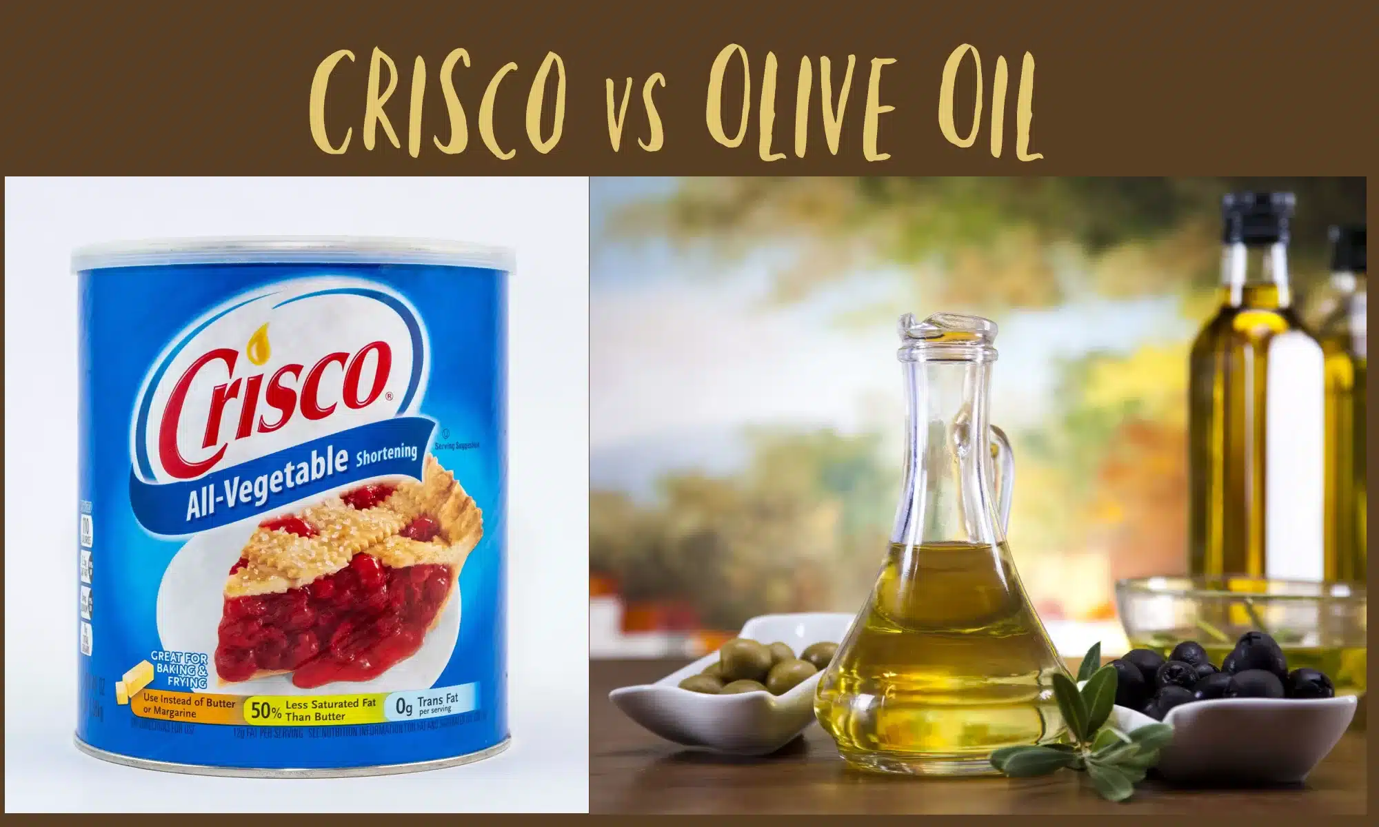 Can You Substitute Crisco for Vegetable Oil