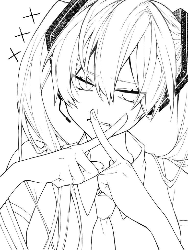 初音ミク線画の無料配布と塗り絵上達術！公式規約と神絵師技を徹底解説