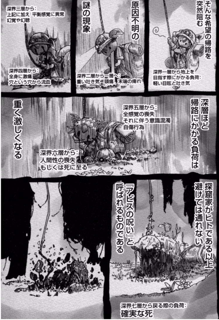 メイドインアビス上昇負荷の全貌！呪い一覧と祝福・カートリッジの謎