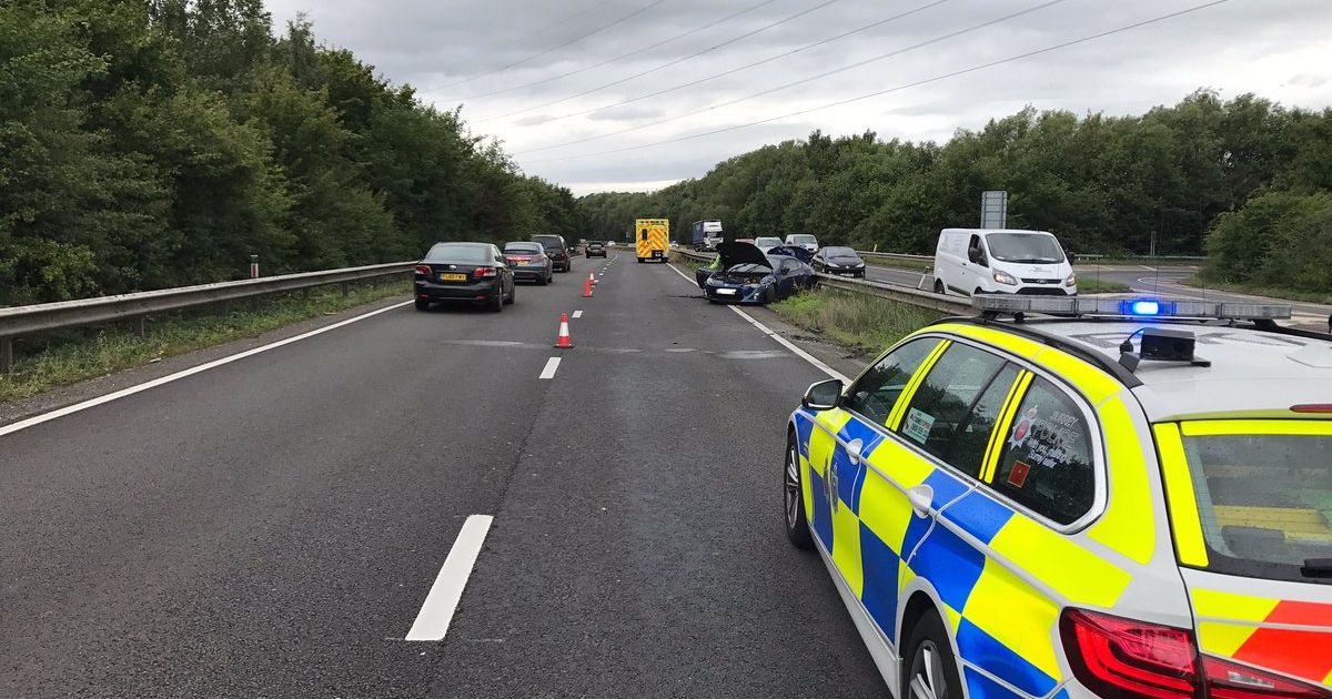Fatal Accident on the A3 Today Southbound
