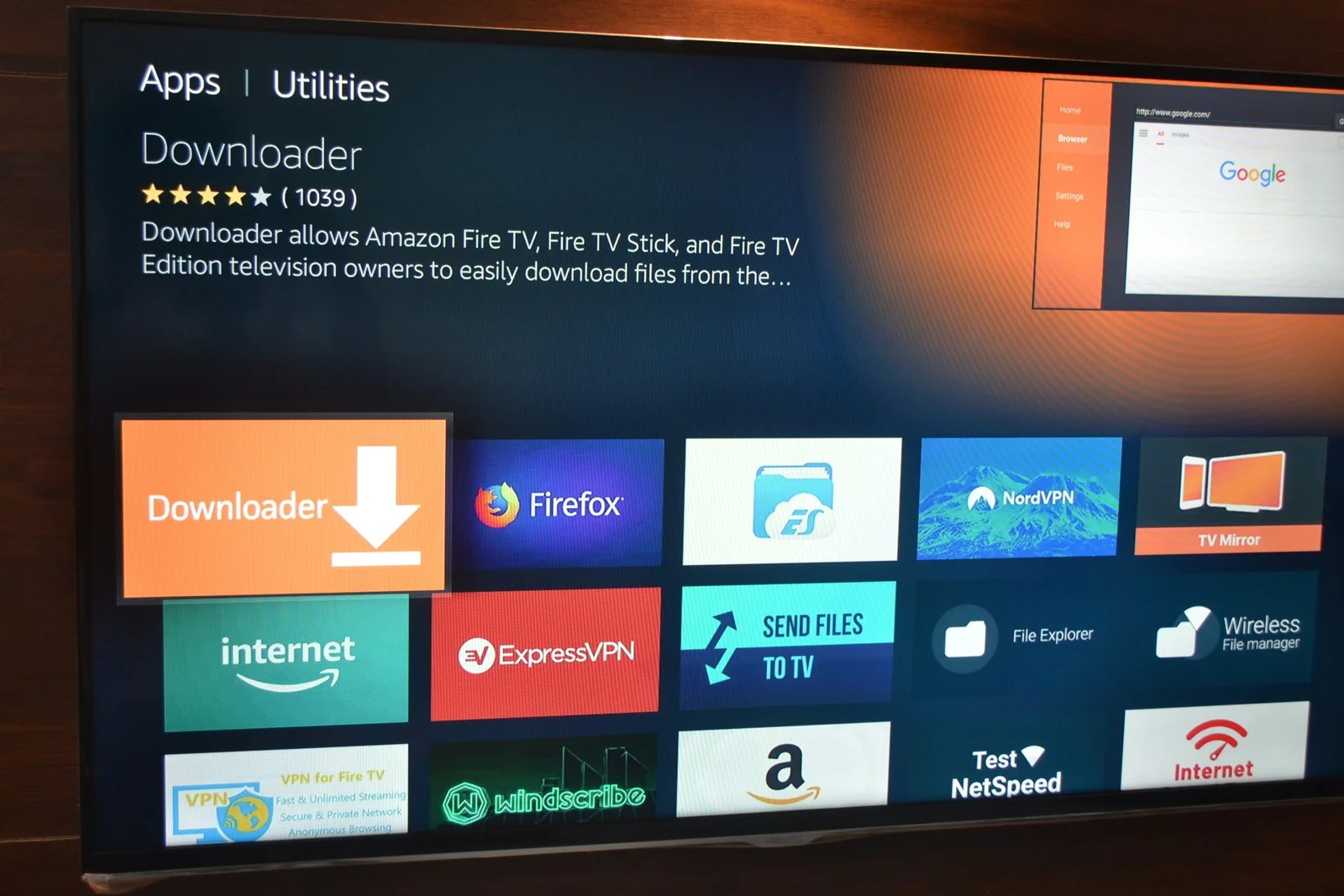 Downloader App for Amazon Fire Stick