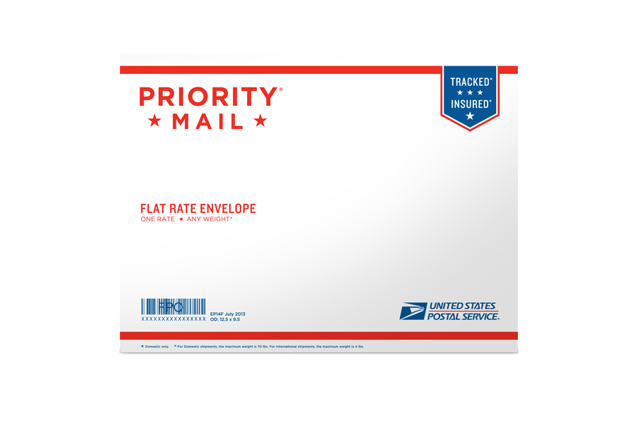 Priority Mail Flat Rate Envelope Postage
