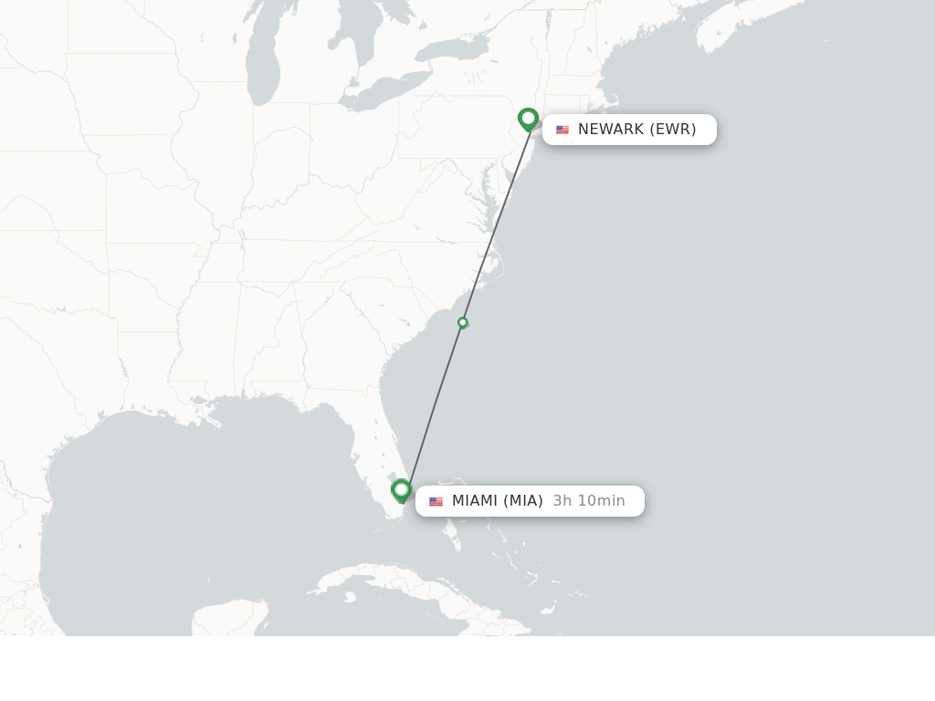 Flights to Miami from Newark