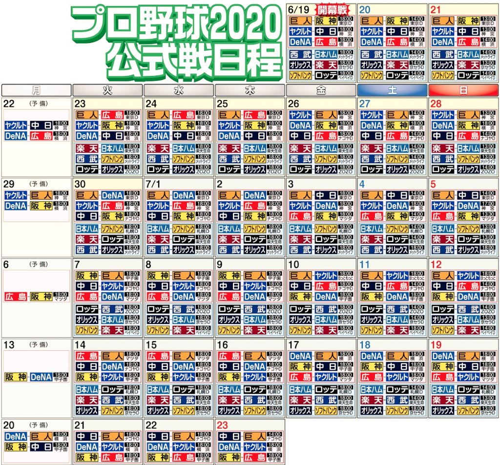 2026年プロ野球日程総力解剖！開幕戦から日本シリーズまで全貌公開