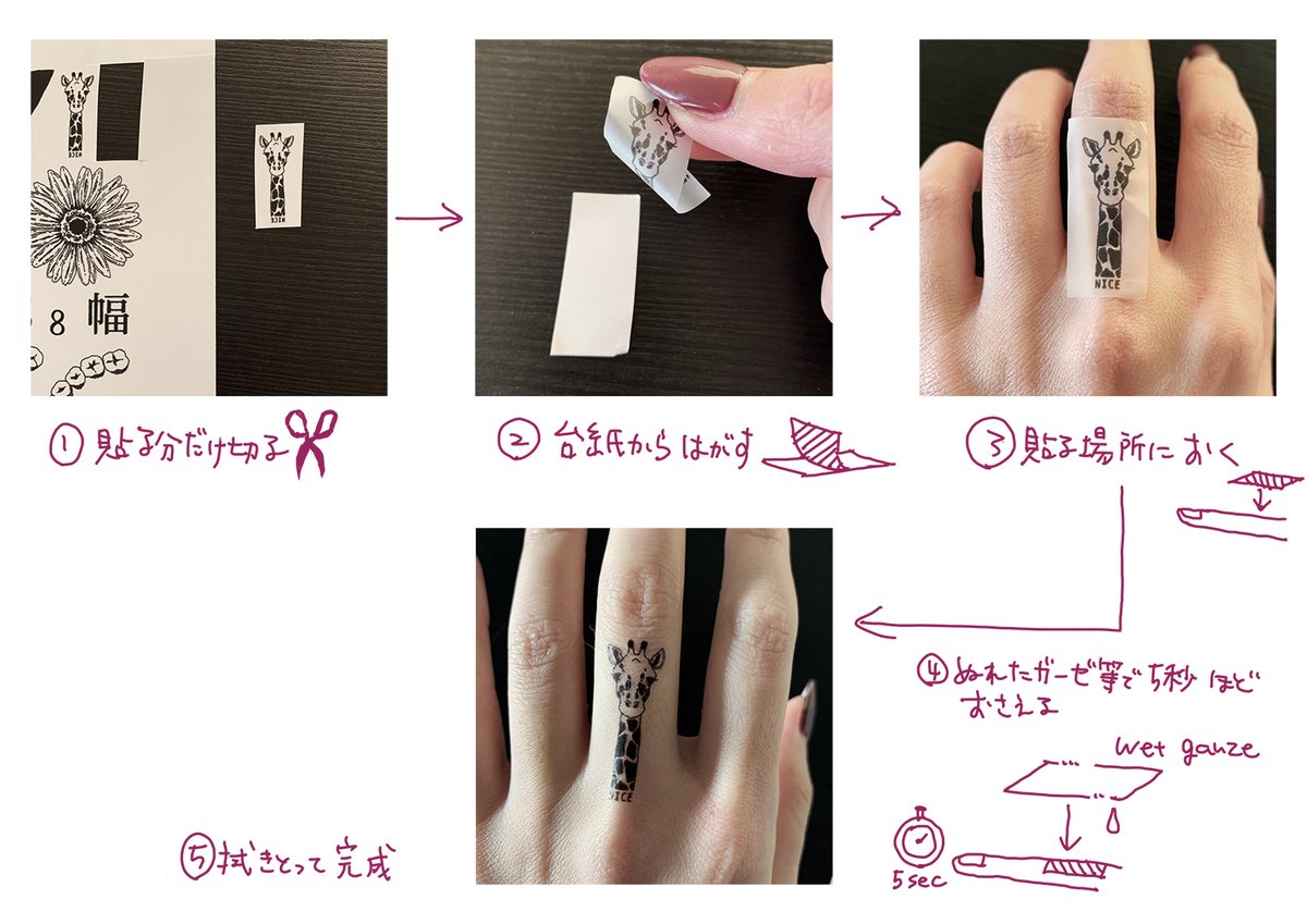 タトゥーシールを肌荒れせず落とす方法｜家にあるアイテムでスルンと消す裏ワザ