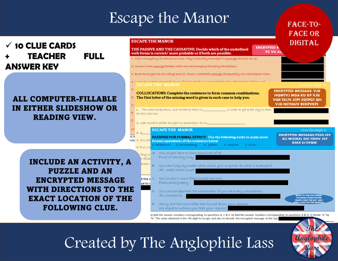 Vol 1 Digital Escape Room Ela Test Prep Answer Key
