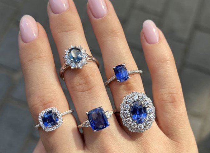 Sapphire Rings Jewellery Quarter Birmingham