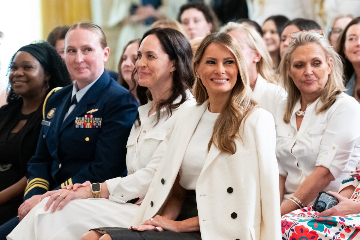 Melania Trump Praises Her Husband’s Compassion at White House Military Mothers’ Event