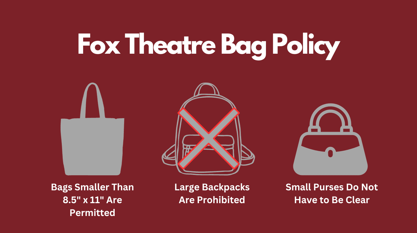 Nj State Theater Bag Policy