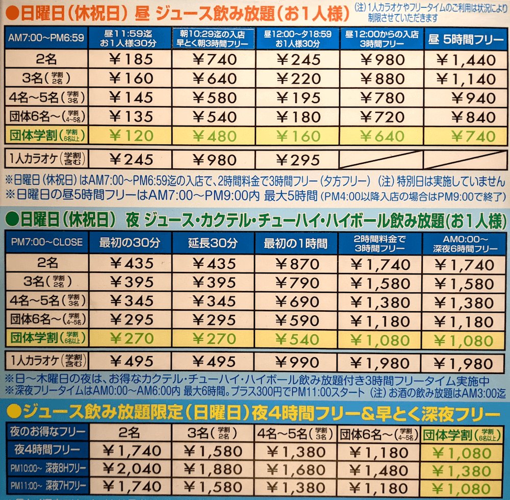 Joyjoyカラオケ料金はなぜ安い？昼夜フリータイムと飲み放題の全貌
