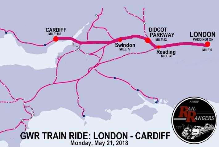 Trains from London Paddington to Cardiff