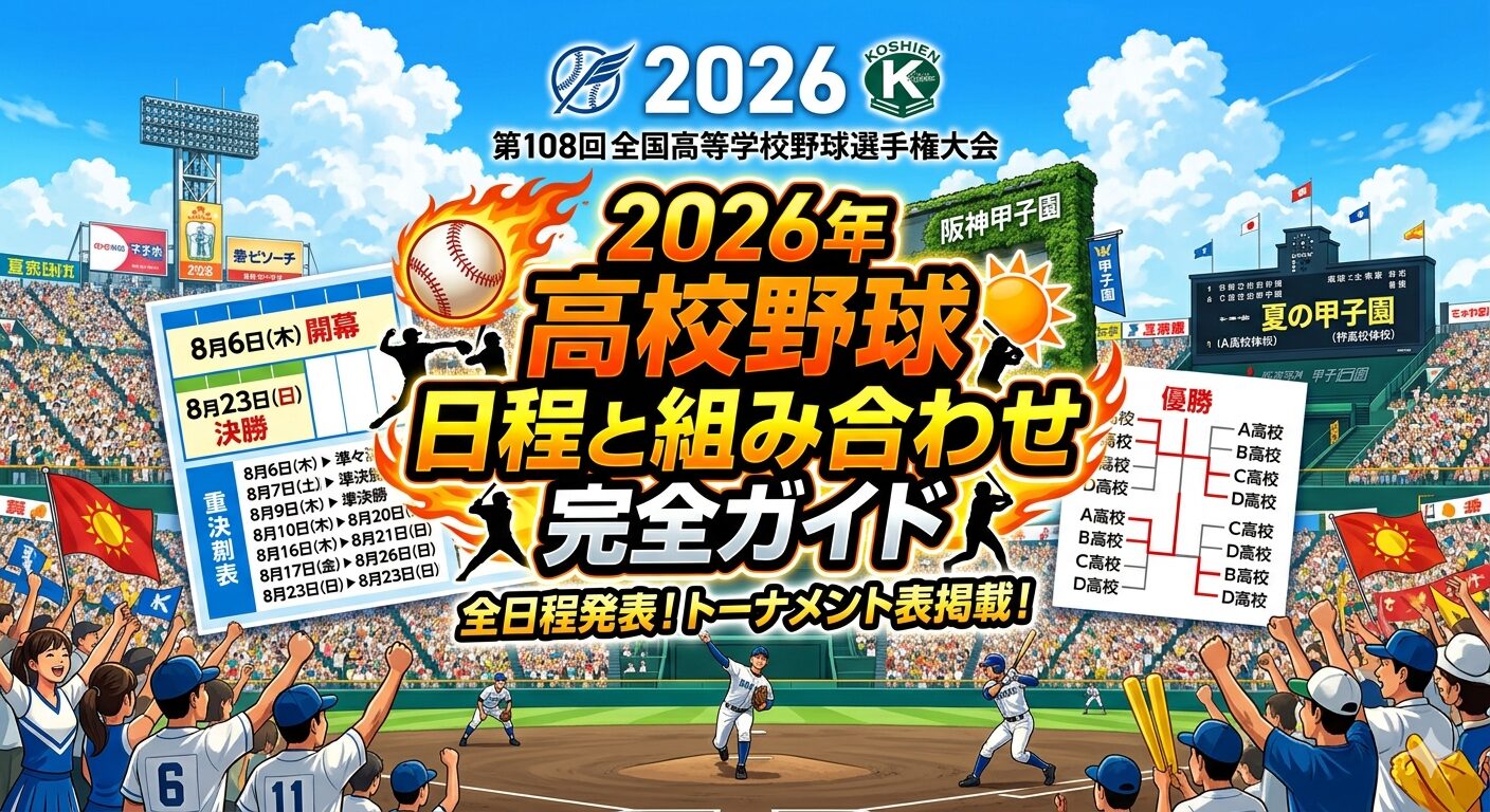 熱狂の聖地はどこへ向かうのか——低反発バット完全定着と二部制本格化で激変する、2026年夏の球児たち