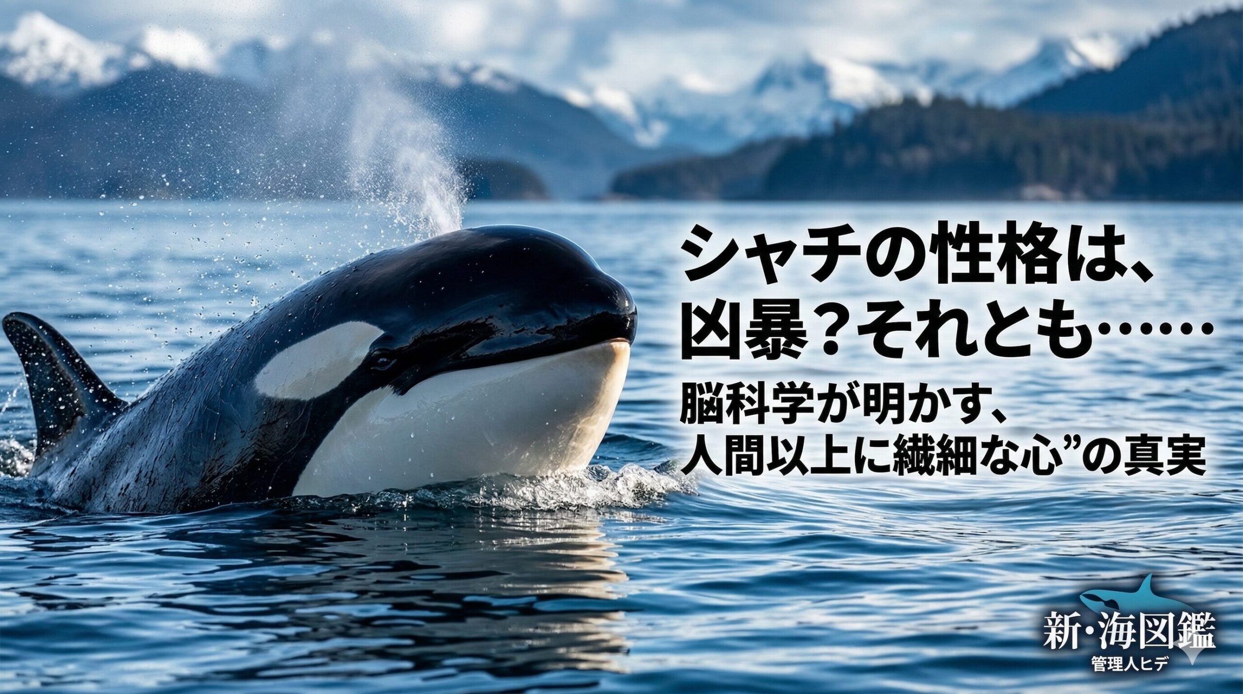 シャチの知能は何歳児並み？人間換算5〜6歳相当の頭脳と文化の真相