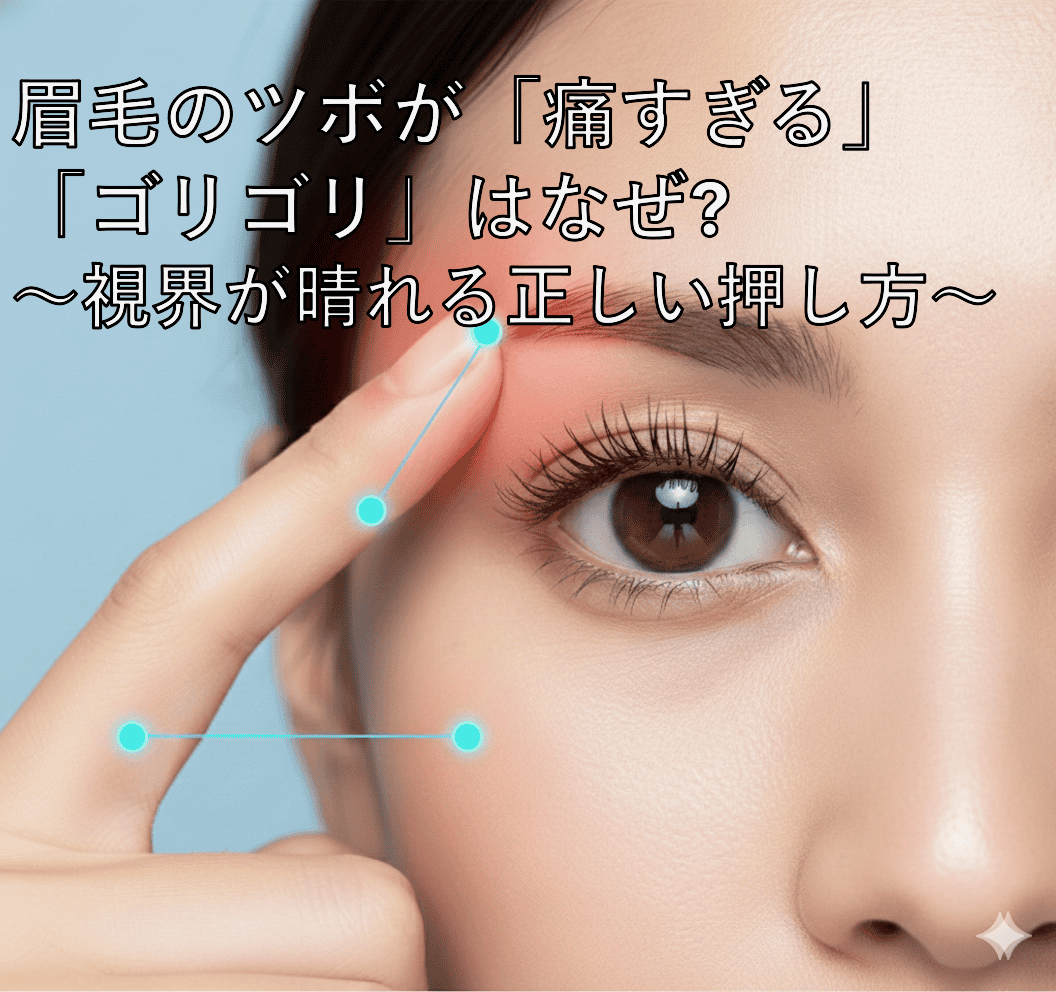 眉毛を押すと痛い原因は？眼精疲労から隠れた疾患まで徹底解明【2026】