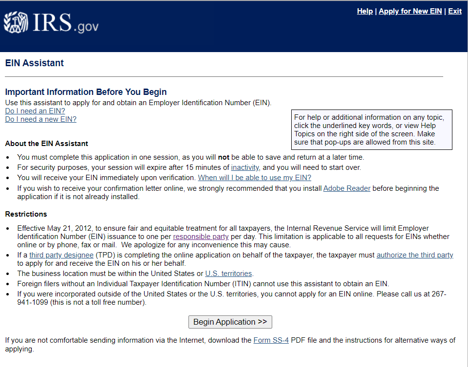 How to Get Your Ein Number from Irs