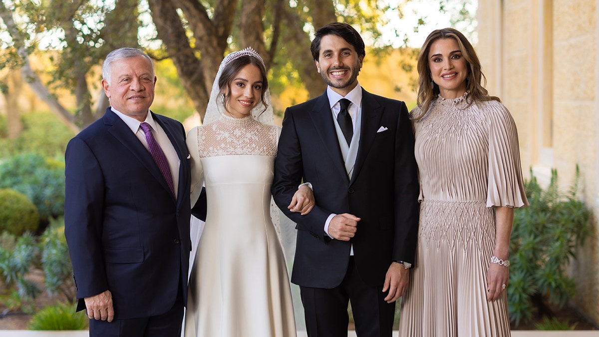 Queen Rania Cradles Twin Granddaughters Talia and Rania in First Official Photos from Jordan