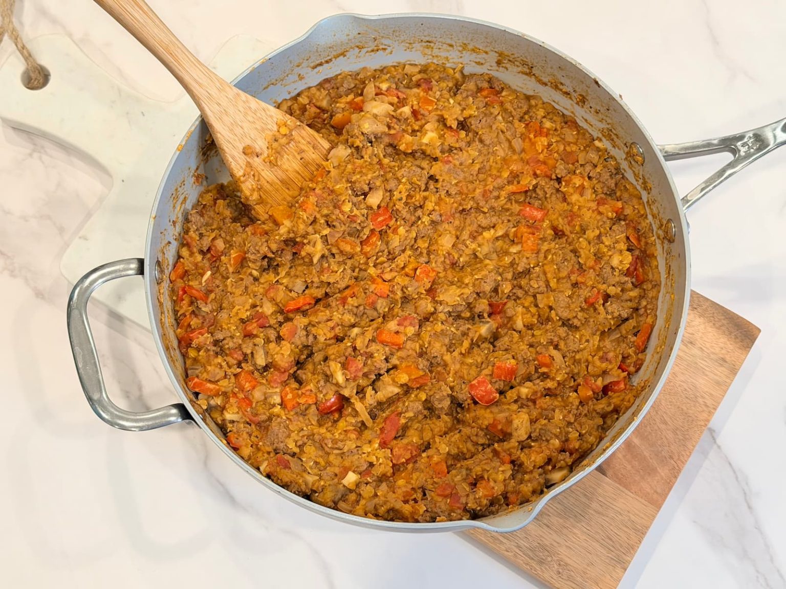 Add Lentils to Ground Beef
