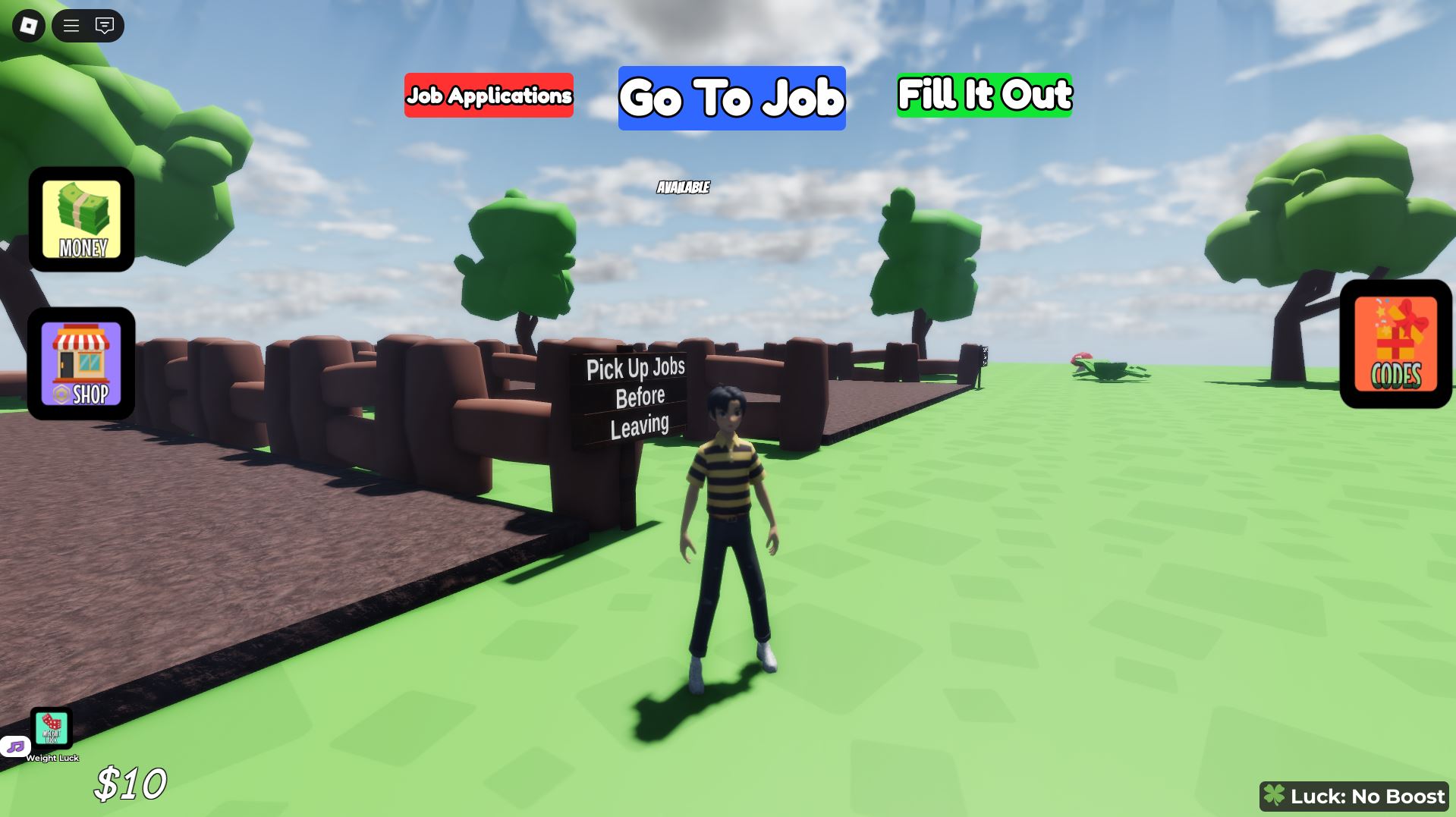 Job Application Seed Grow a Garden