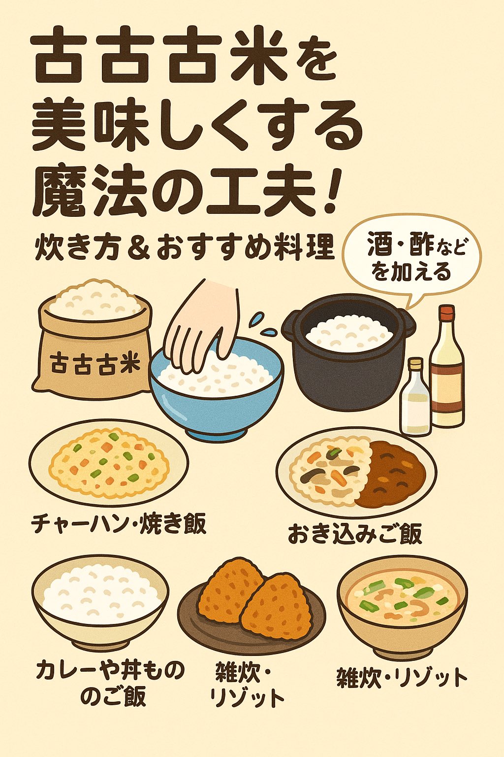古古米が新米級に化ける美味しい炊き方｜ふっくら蘇るプロの裏ワザ