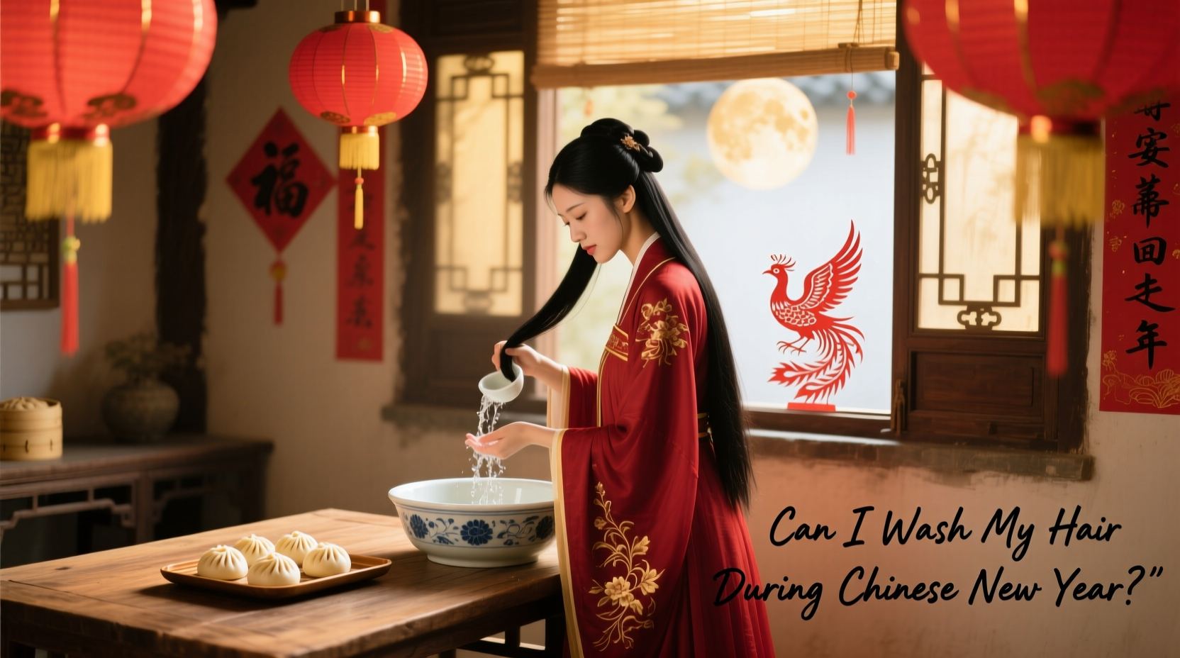 Washing Hair on Chinese New Year