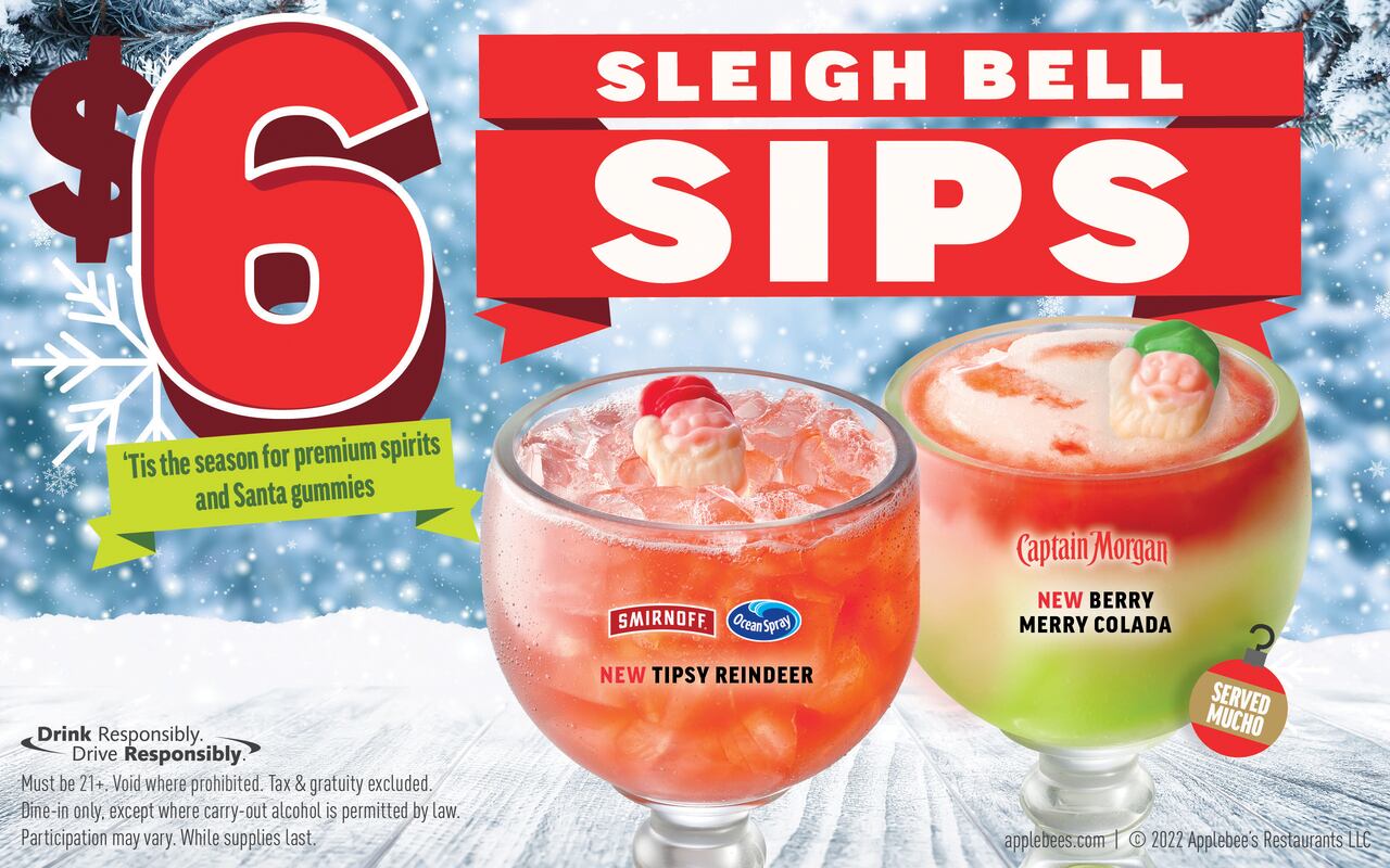 Tipsy Reindeer Drink Applebee's Recipe