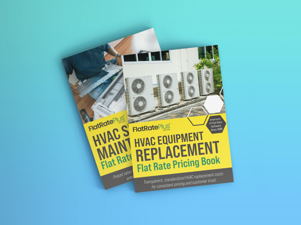 Hvac - Plumbing - Electrical Flat Rate Pricing Books Combo
