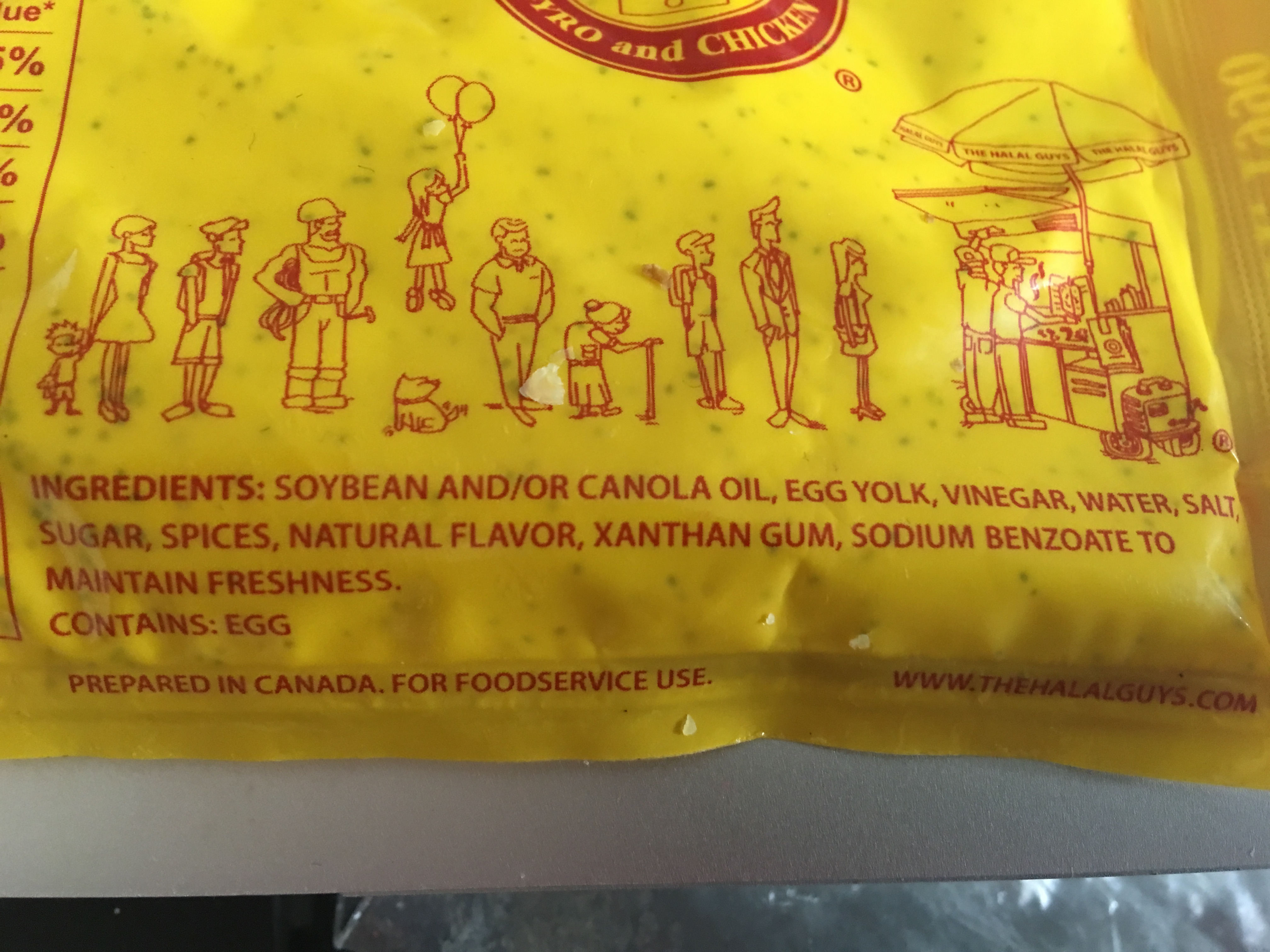 Halal Guys Hot Sauce Ingredients