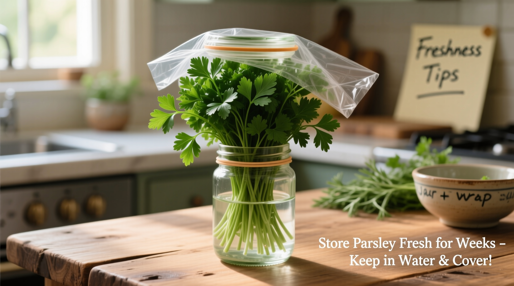 How Do You Store Parsley