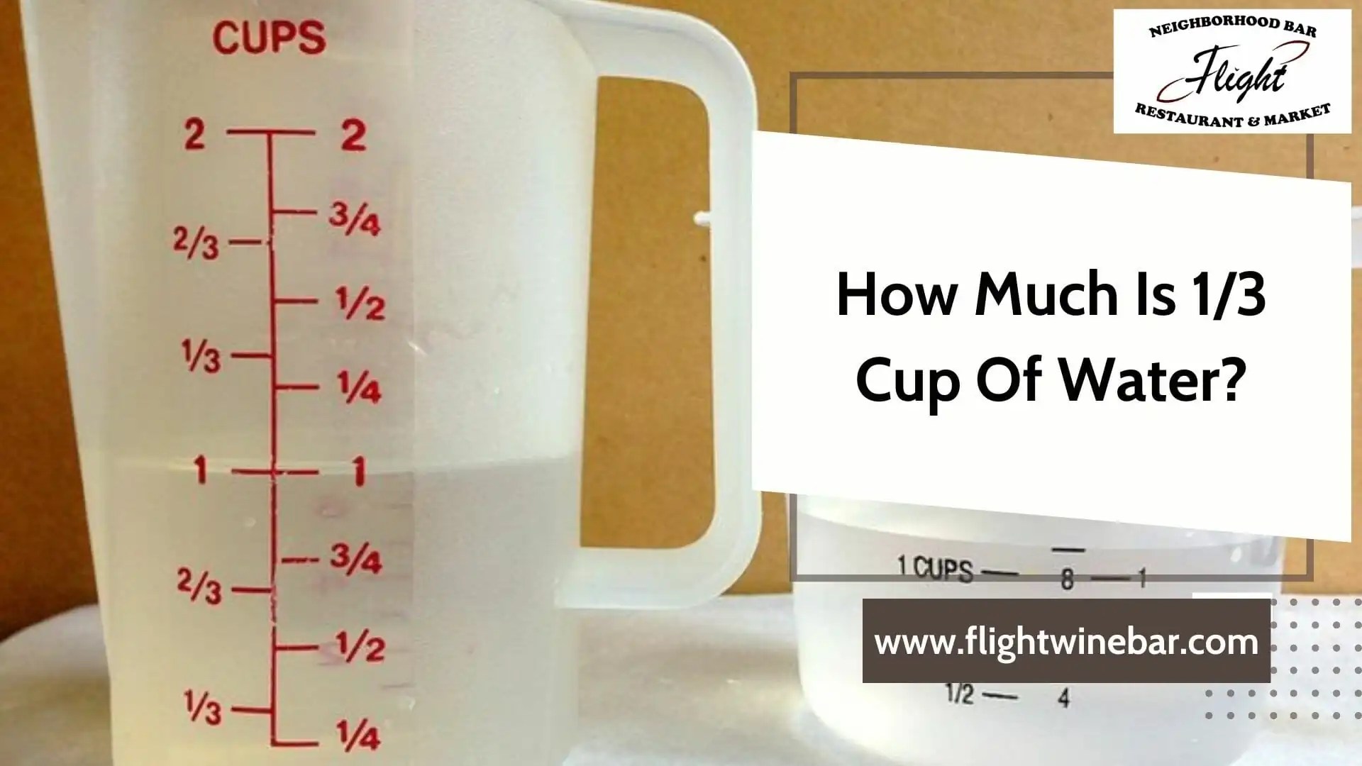 How Much Is 1 Inch of Water in Cups