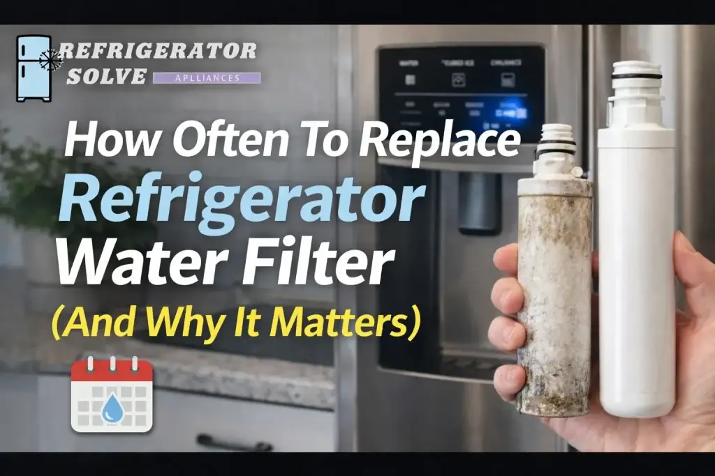 Refrigerator Water Filter How Often to Replace