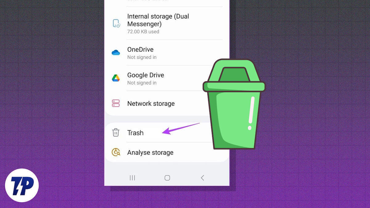 Android How to Empty Trash