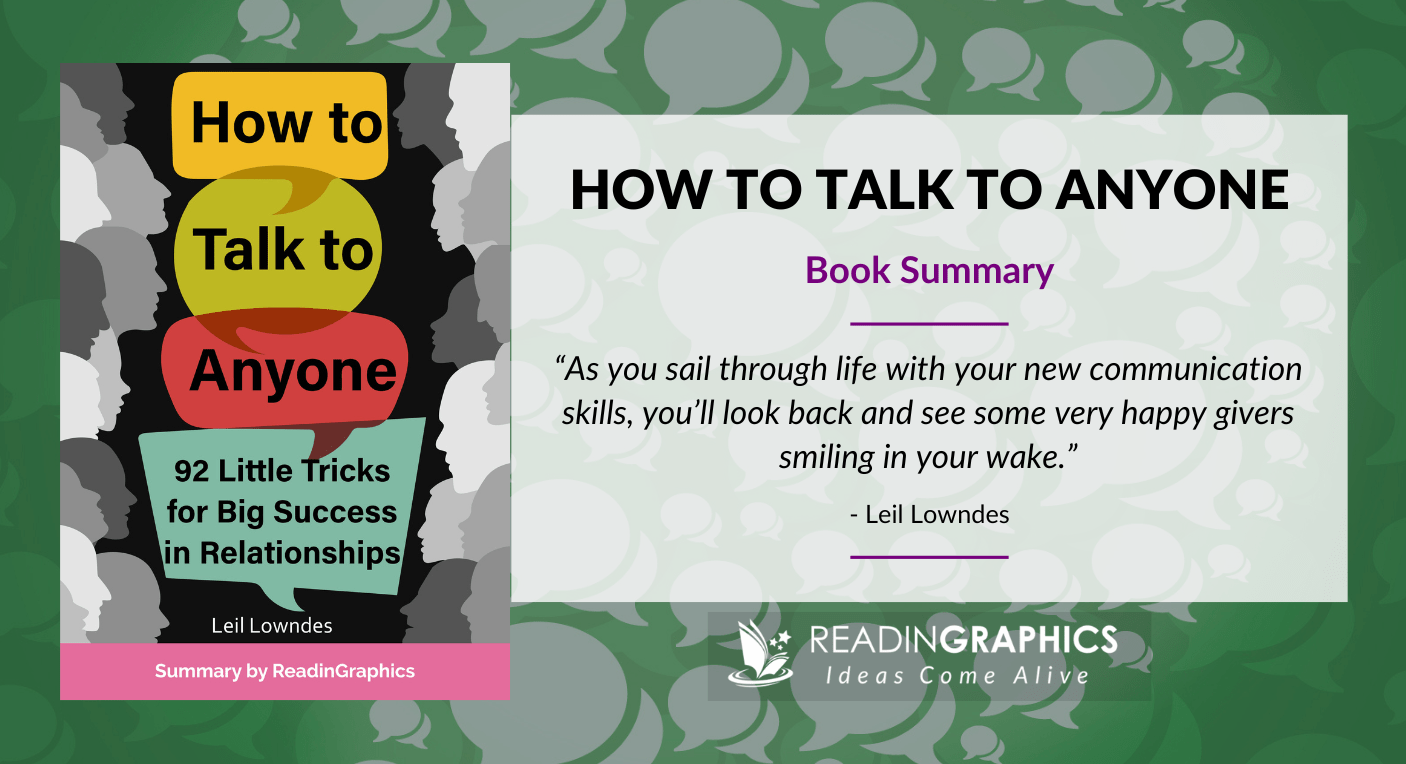 How to Talk to Anyone Leil Lowndes Summary