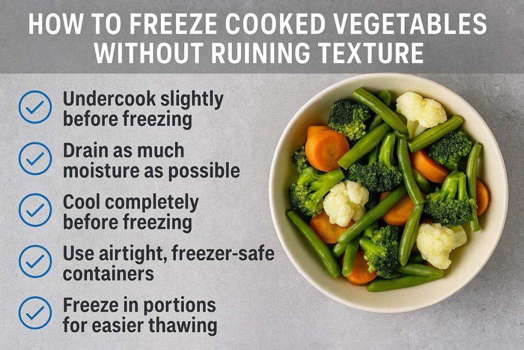 Can I Freeze Cooked Vegetables