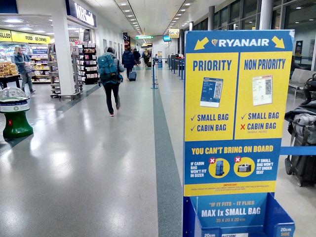 Ryan Air New Bag Policy
