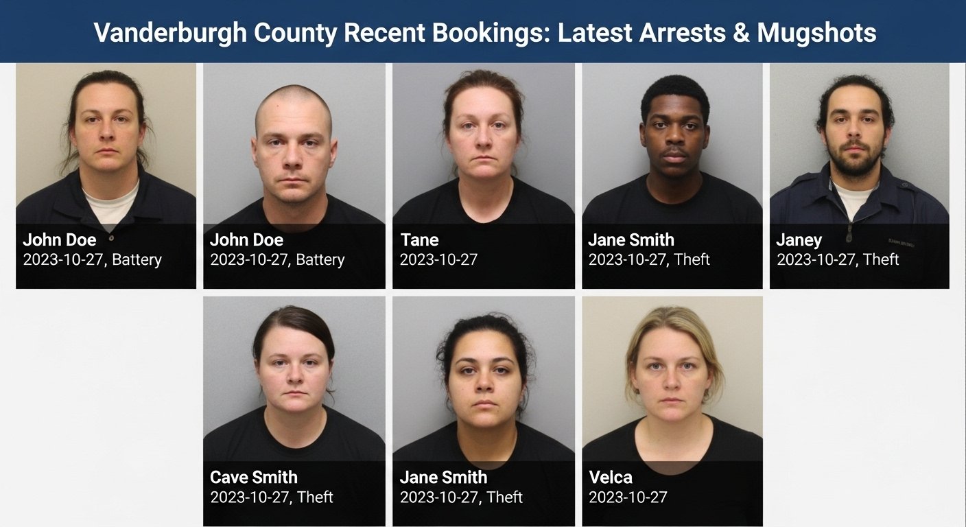 Vanderburgh County Sheriff Recent Booking Records