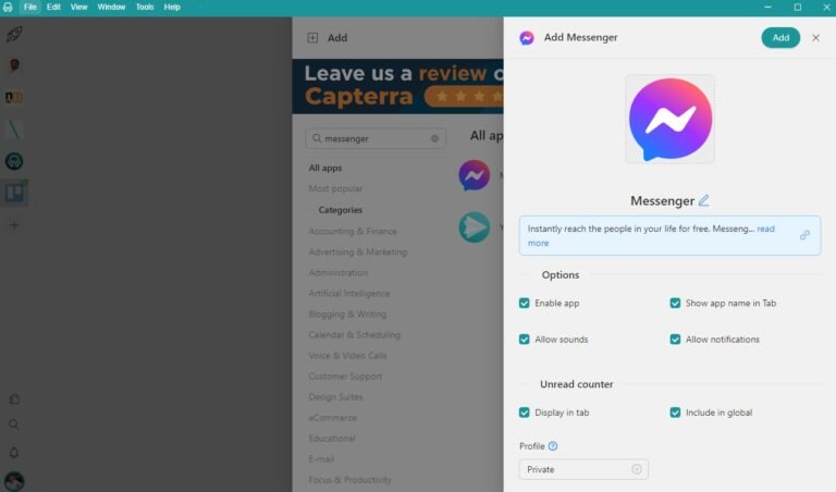Messenger on Facebook Without App