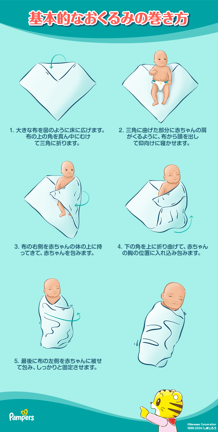赤ちゃんが即快眠！おくるみの包み方と股関節を守る絶対ルール【2026】