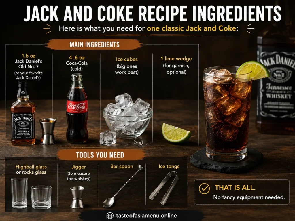 How Many Calories in a Jack and Coke