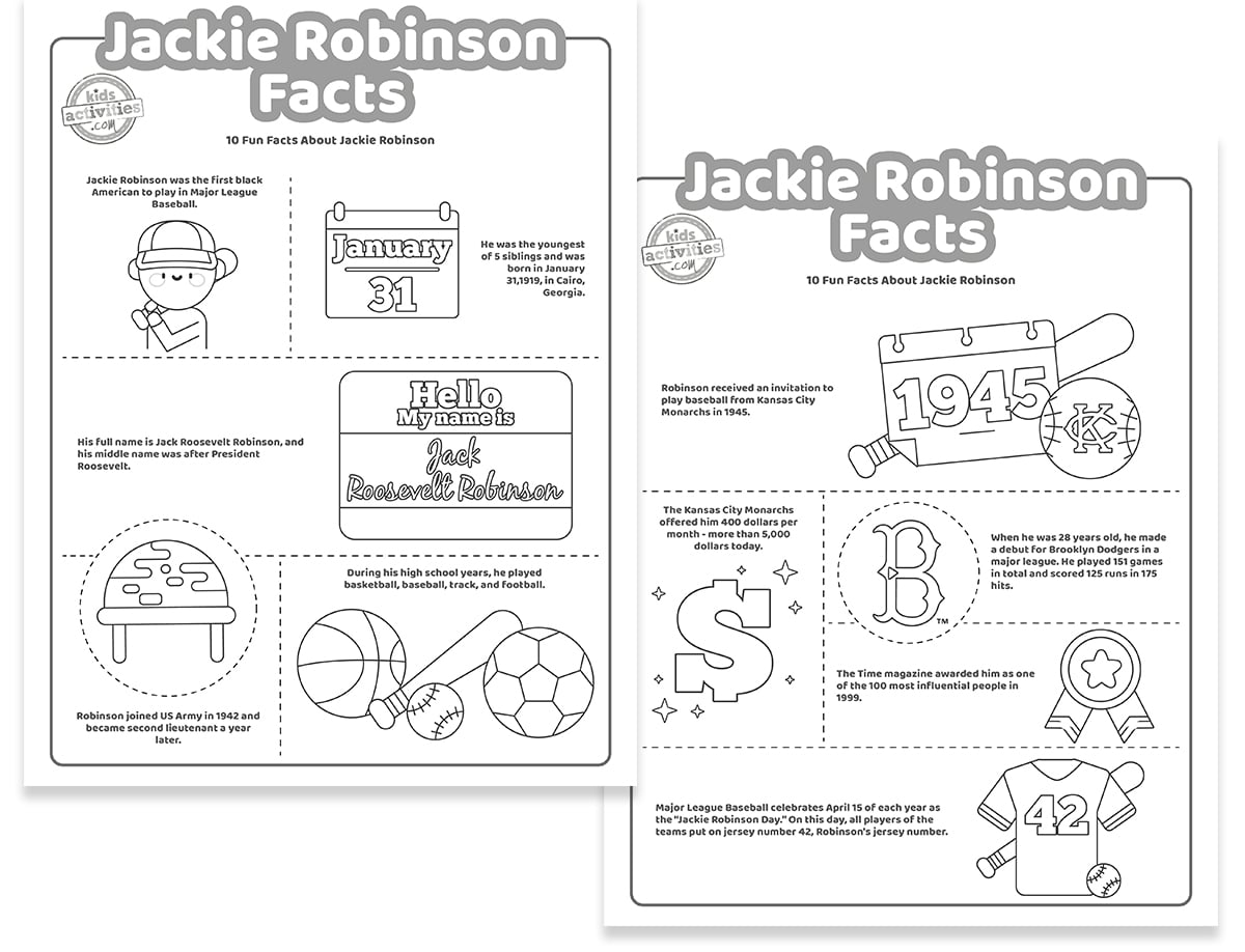 Fun Facts About Jackie Robinson for Kids