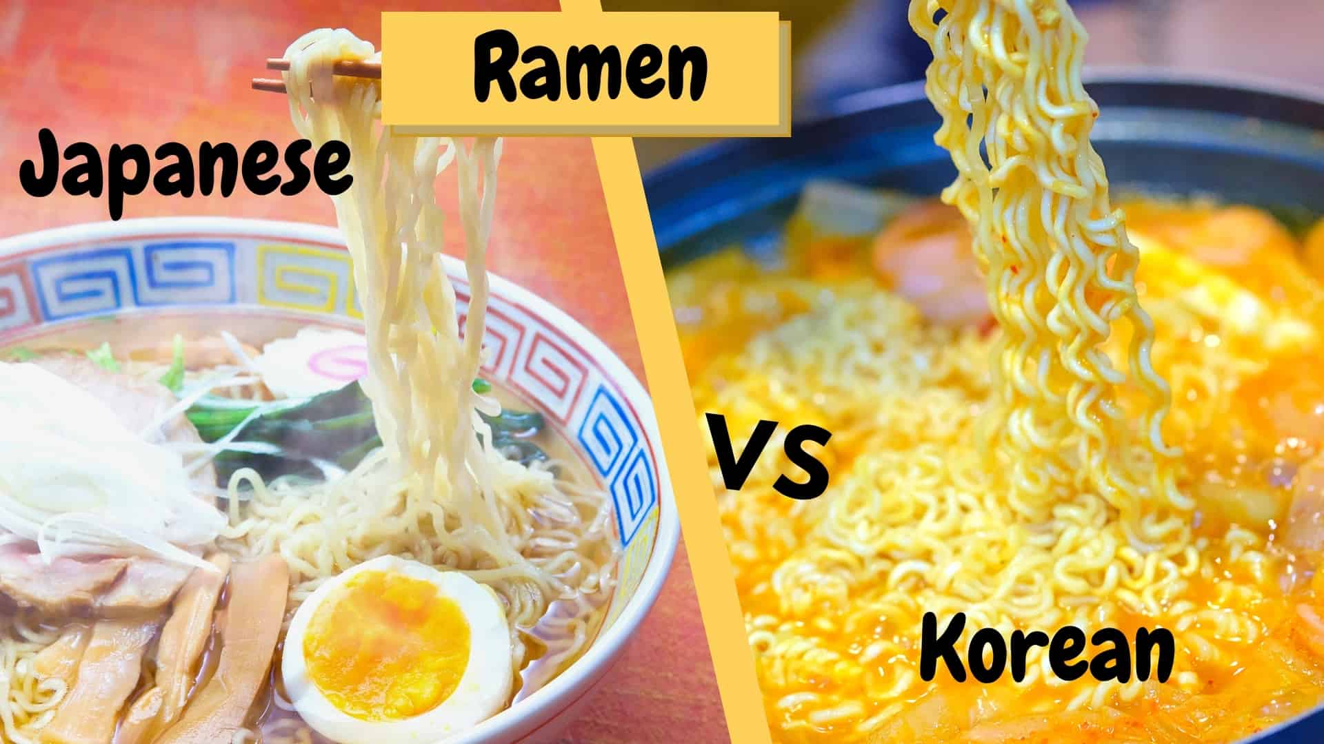 Japanese vs Chinese Ramen