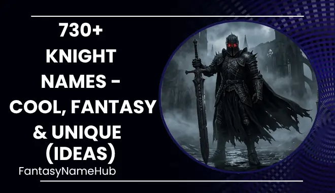 Cood Main Character Names for a Knight