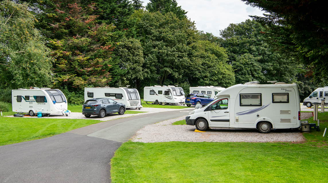 Lady Margarets Park Caravan and Motorhome Club Campsite Chirk Photos