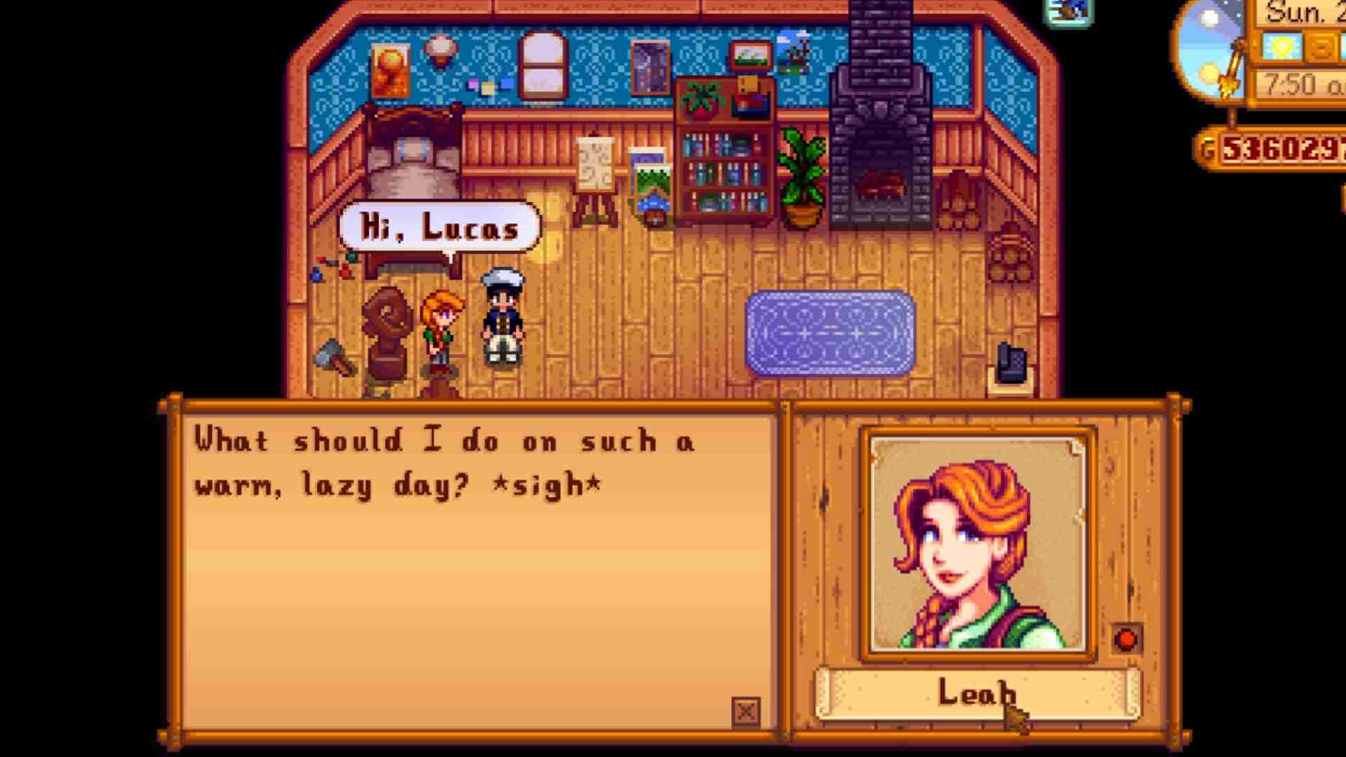 Where Does Leah Hang out Stardew